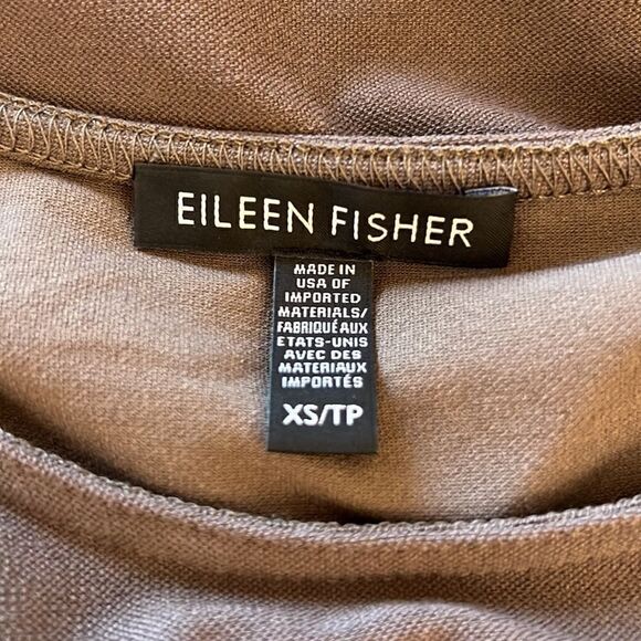 Eileen Fisher Split Hem Tunic Top XS - Picture 6 of 7